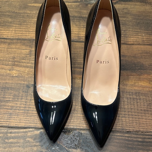 Christian Louboutin Shoes - Christian Louboutin Glossy Black Heels